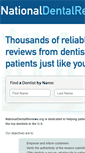 Mobile Screenshot of nationaldentalreviews.org